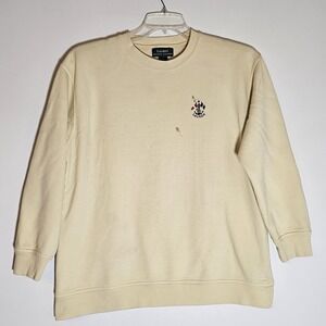 Lauren Ralph Lauren Sweater Mens Small Crewneck Crest Pullover Stained